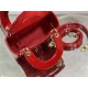 MINI LADY Dior BAG Patent Cannage Calfskin Cherry  High