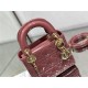 MINI LADY Dior BAG Patent Cannage Calfskin Dusty Pink High