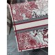 DiorAMOUR LARGE Dior BOOK TOTE Red and White D-Royaume d'Amour Embroidery High