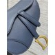 Mini SADDLE BAG Grained Calfskin Dark Blue High