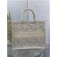 LARGE Dior BOOK TOTE D-Lace Embroidery with Macramé Effect High