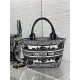 DIOR HAT BASKET BAG Butterfly Bandana Embroidery High