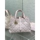 MEDIUM DIOR TOUJOURS BAG Macrocannage Calfskin Pale Pink High