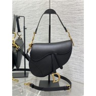 SADDLE BAG Calfskin Black High