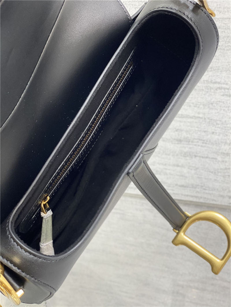 SADDLE BAG Calfskin Black High