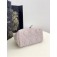 SMALL DIOR TOUJOURS BAG Macrocannage Calfskin Pale Pink High