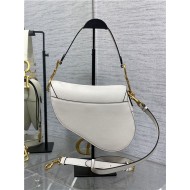 SADDLE BAG Grained Calfskin Ivory High