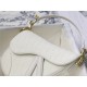 Mini SADDLE BAG Dior Oblique Jacquard White High