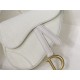 Mini SADDLE BAG Dior Oblique Jacquard White High