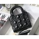 MINI LADY Dior BAG Cannage Calfskin with Diamond Motif High