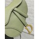 Mini SADDLE BAG Grained Calfskin Green High