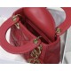 MICRO LADY Dior BAG Cannage Lambskin Red Top