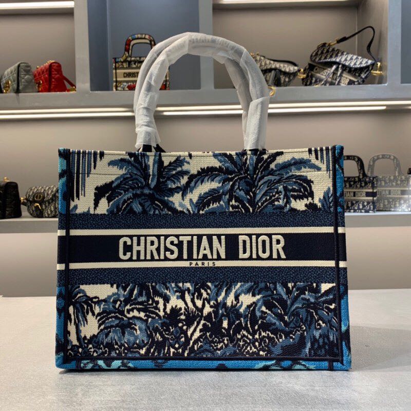 MEDIUM Dior BOOK TOTE Embroidery High