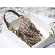 SADDLE BAG Dior Oblique Embroidery High