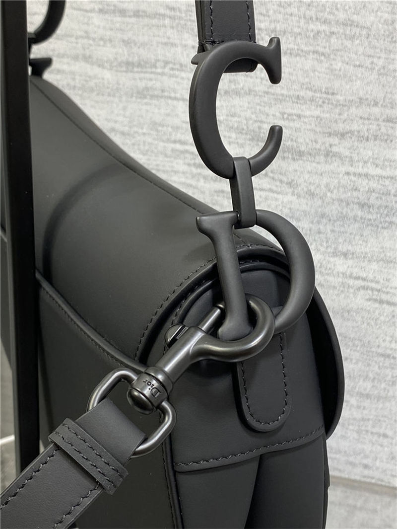 SADDLE BAG Ultramatte Calfskin Black High