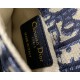 SADDLE FLAT BELT POUCH Blue Dior Oblique Jacquard High