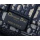 MINI Dior BOOK TOTE PHONE BAG Dior Oblique Embroidery Blue High