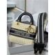 MEDIUM LADY Dior BAG Wicker and Dior Oblique Jacquard High