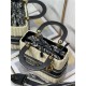 MEDIUM LADY Dior BAG Wicker and Dior Oblique Jacquard High