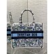 MEDIUM Dior BOOK TOTE Flowers Constellation Embroidery High