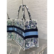 MEDIUM Dior BOOK TOTE Flowers Constellation Embroidery High