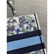 MEDIUM Dior BOOK TOTE Flowers Constellation Embroidery High