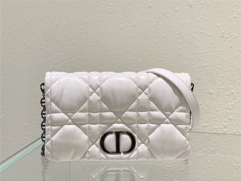 Dior CARO MACROCANNAGE POUCH Quilted Macrocannage Calfskin High