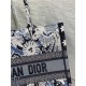 MEDIUM Dior BOOK TOTE fields and gardens Embroidery High