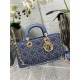 LADY D-JOY BAG MEDIUM Lucky Star Cannage Lambskin High