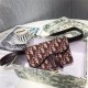 SADDLE BELT POUCH Burgundy Dior Oblique Jacquard High