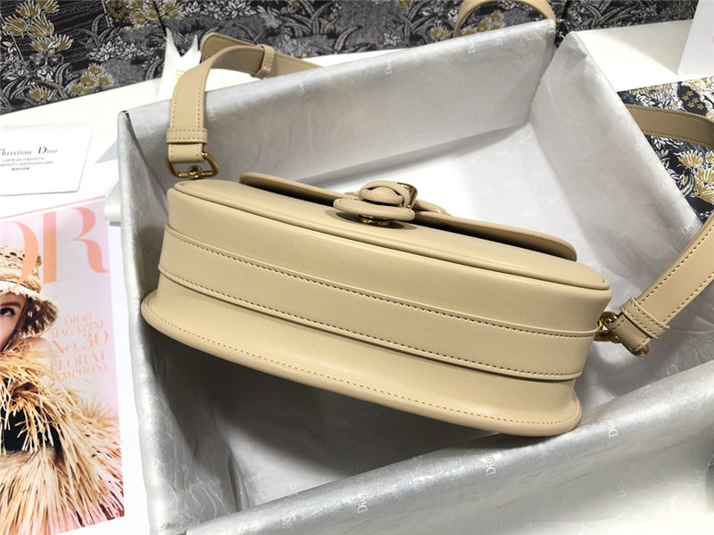 MEDIUM Dior BOBBY BAG Box Calfskin Beige High