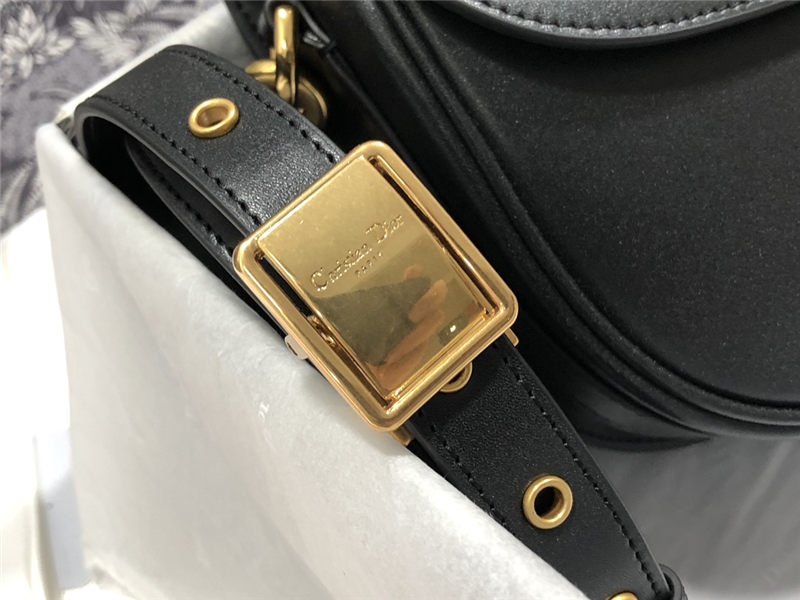 MEDIUM Dior BOBBY BAG Box Calfskin Black High