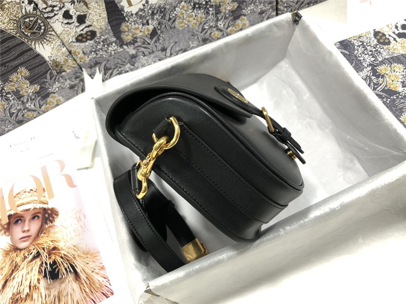 MEDIUM Dior BOBBY BAG Box Calfskin Black High