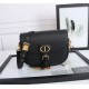 MEDIUM Dior BOBBY BAG Grained Calfskin Black High