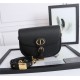 MEDIUM Dior BOBBY BAG Grained Calfskin Black High