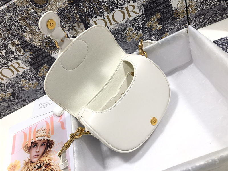 SMALL Dior BOBBY BAG Box Calfskin Latte High