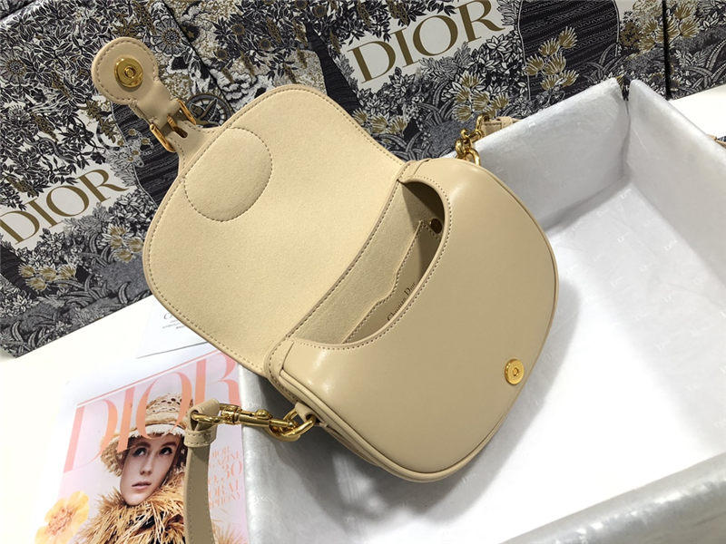 SMALL Dior BOBBY BAG Box Calfskin Beige High