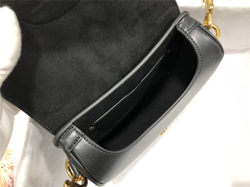 SMALL Dior BOBBY BAG Box Calfskin Black High