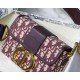 30 MONTAIGNE BOX BAG Dior Oblique Jacquard Burgundy High