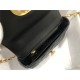 SMALL Dior CARO BAG Supple Cannage Calfskin Black High