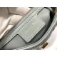 SMALL Dior CARO BAG Supple Cannage Calfskin Gray High