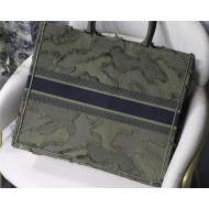 LARGE Dior BOOK TOTE Tassels Olive High