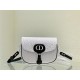 LARGE Dior BOBBY BAG Dior Embossed Leather White High