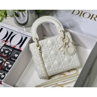 MINI LADY Dior BAG Cannage Calfskin with Diamond Motif High