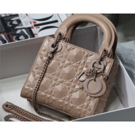 MINI LADY Dior BAG Cannage Calfskin with Diamond Motif High