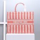 LARGE Dior BOOK TOTE D-Stripes Embroidery Pink High