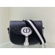 LARGE Dior BOBBY BAG Dior Embossed Leather Black High