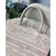 MEDIUM Dior BOOK TOTE Toile de Jouy Embroidery Pink High