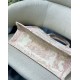 MEDIUM Dior BOOK TOTE Toile de Jouy Embroidery Pink High