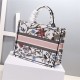 MEDIUM Dior BOOK TOTE Embroidery High